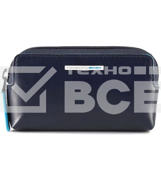 Ключница Piquadro Blue Square PC4216B2/BLU2, синий, натур.кожа