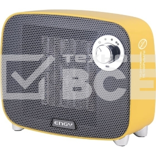 Тепловентилятор Engy PTC-321 желтый, 1500 Вт, 15 м2, термостат