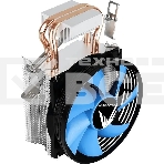 Кулер Aerocool Formula Verkho 2 серебристый/синий 90мм алюминий+медь 2000rpm 25db 4-pin 110W 142мм, фото2