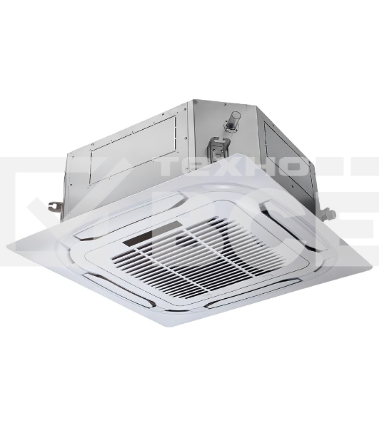 Фанкойл кассетный двухтрубный Shuft SFR-600R V2 1020 м³/час, 984 л/час, 60 м², 5,4/8,1 кВт, 39.2 дБ