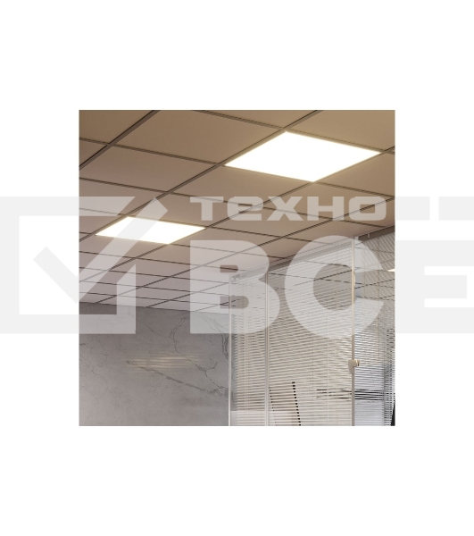 Светильник офисный Gauss MiR 35W 3500lm 4000K IP40 595x595x50мм призма с БАП LED