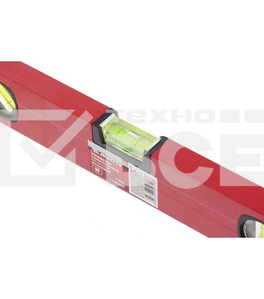 Уровень алюминиевый Matrix 400 мм, фрезерованный, 3 глазка