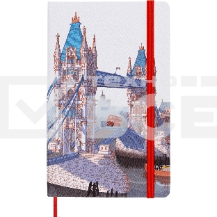 Блокнот Moleskine LIMITED EDITION I AM LONDON LEQP060IAMLO Large 130х210мм, 240 страниц, слоновая кость страницы линейка, твердая обложка, белый