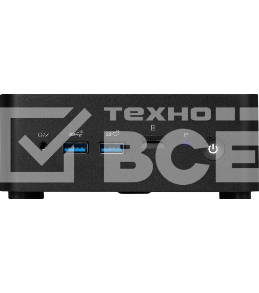 Мини ПК MSI Cubi NUC 1M-095RU Core 7 150U (1.8) 16Gb SSD 512Gb Graphics CR Win 11Pro 2xGbitEth WiFi BT 120W черный (9S6-B0B111-420)