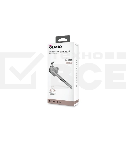 Беспроводная Bluetooth-гарнитура OLMIO BTH-09