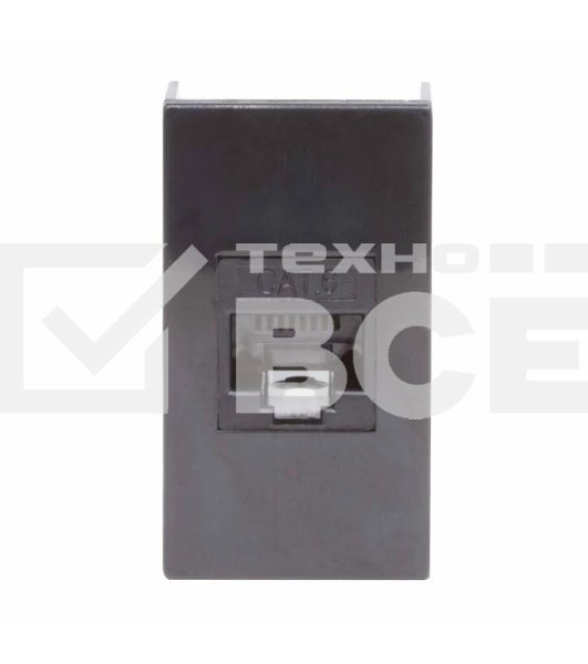 Розетка DKC RJ-45 кат. 6, Viva,1 мод., черный