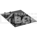 Газовая варочная панель Simfer H45N30B416, 3 конфорки, закаленное стекло, черный, фото7