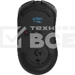 Мышь игровая Logitech G703 Lightspeed черная, сенсор 100-25600dpi (Hero25K), беспроводная 2.4GHz + USB 1,8м, 5 программируемых кнопок + колесо прокрутки, RGB-подсветка, под правую руку, фото15