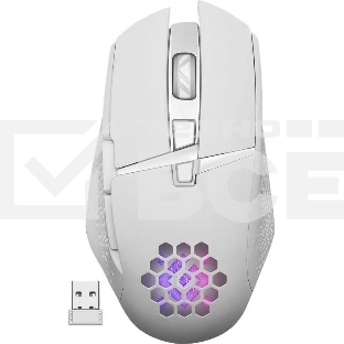 Мышь беспроводная Defender Glory GM-514 белый, 3200 dpi, радиоканал, USB, кнопки - 7