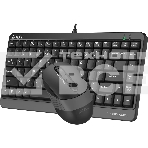 Клавиатура + мышь A4Tech Fstyler F1110 клав:черный/серый мышь:черный/серый USB Multimedia (F1110 GREY), фото2