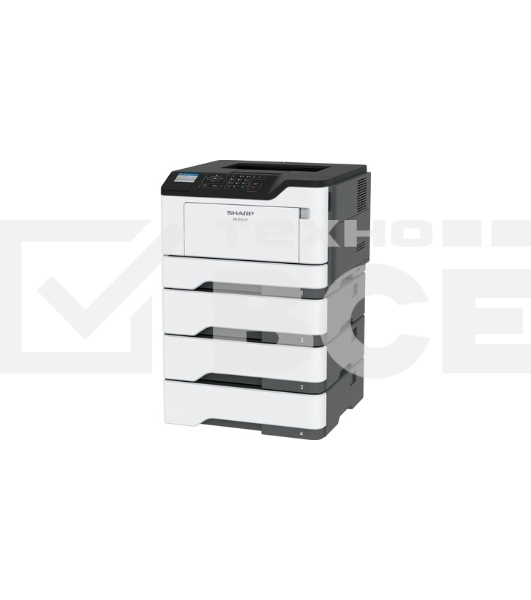 Принтер лазерный Sharp MXB467PEU, A4, ч/б, печ. до 44 стр мин, 1200 x 1200 dpi, USB, Ethernet
