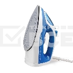 Утюг Blackton Bt SI2111 White-Blue. Мощность 2200 Вт, Резервуар для воды 200 мл, Постоянная подача пара 20 г/мин, Паровой удар 90 г, Керамическое покрытие, Индикация готовности к работе, Защита от перегрева, Шарнирное вращение шнура на 360', Длина сетевог, фото2
