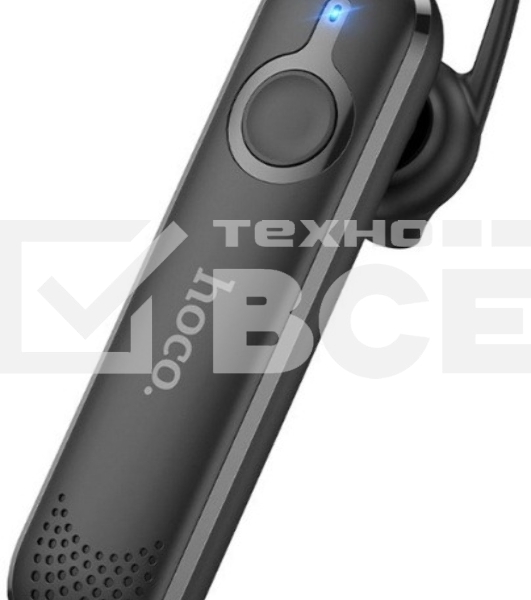 Наушники с микрофоном Hoco E63 черный внутриканальные BT крепление за ухом
