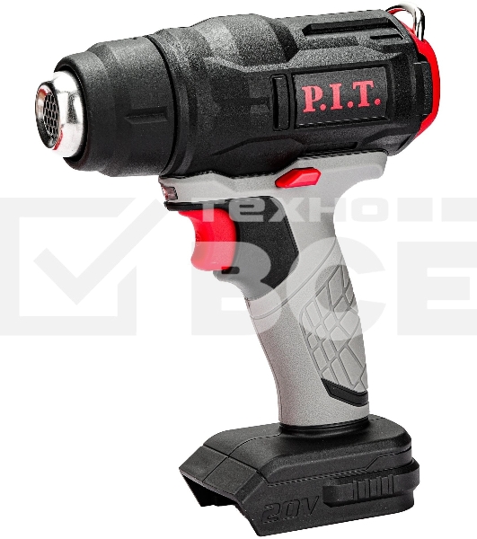 Технический фен P.I.T. PHG20H-550A SOLO темп.350/550С (PHG20H-550A) серый