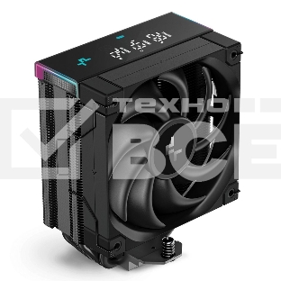 Кулер для процессора DEEPCOOL AK400 DIGITAL PRO черный, 120 мм, алюминий/медь, 1750 об/мин, 25 дБ, 4 pin, 220 Вт, 159 мм