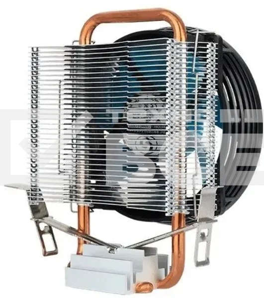 Кулер для процессора Aerocool / Formula Verkho 1-3P черный/синий, 90 мм, алюминий/медь, 2300 об/мин, 27.6 дБ, 3 pin, 100 Вт, 125 мм