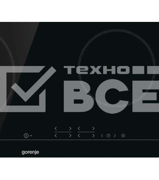 Электрическая варочная панель Gorenje ECT641BSC, Hi-Light, независимая, черный