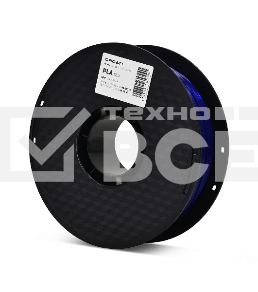 Филамент Crown Micro CM-FILPLAS008P PLA Silk 1.75 1кг пурпурный