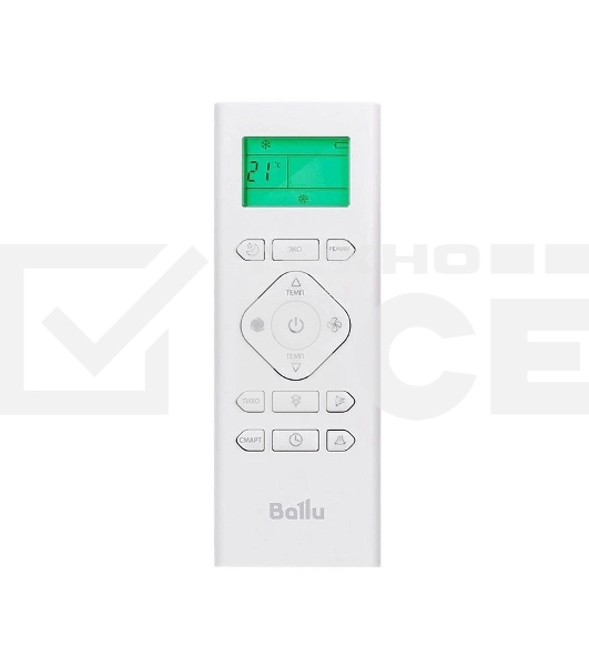 Блок внутренний сплит-системы Ballu iGreen Pro DC BSAGI/in-07HN8_V4 инвертор, 7340 BTU, 22 м², 22.5 дБ, охлаждение, обогрев, осушение, белый