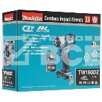 Гайковерт Makita TW160DZ аккум. патрон:квад.3/8' (кейс в комплекте), фото2
