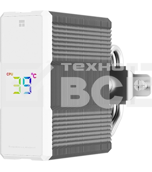 Устройство охлаждения(кулер) Thermalright Assassin X 120 R Digital Soc-AM5/AM4/1200/1700/1851 белый 4-pin 25.6dB Al+Cu LCD Ret (AX120-R-DIGITAL-WH)