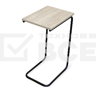 Столик придиванный SHEFFILTON SHT-CT9 дуб беленый/черный муар (190212)