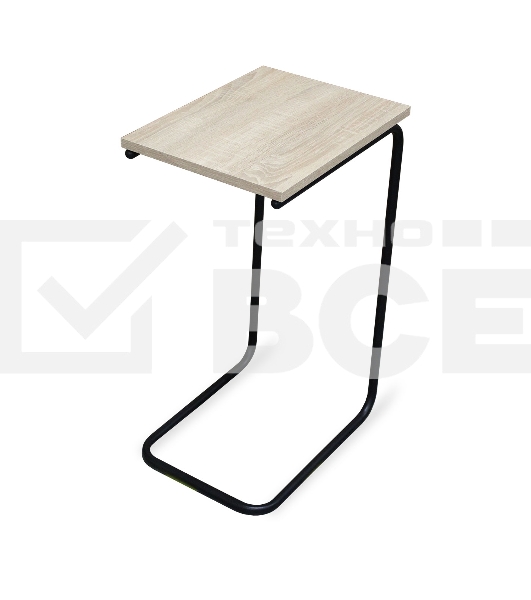 Столик придиванный SHEFFILTON SHT-CT9 дуб беленый/черный муар (190212)