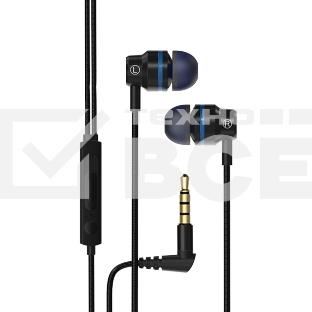 Стереогарнитура Maxvi MHF-04 black-blue