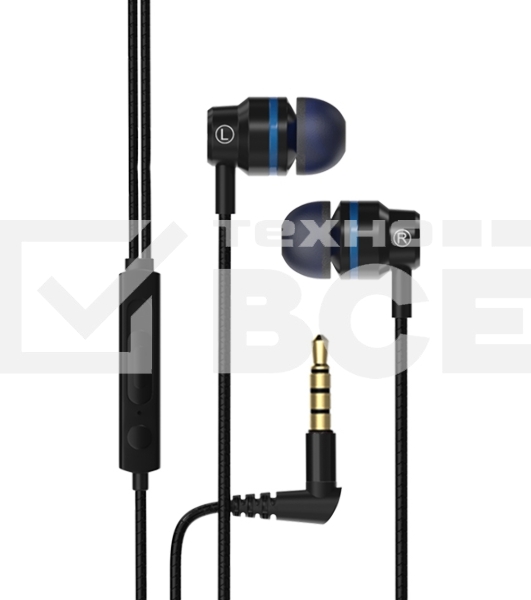 Стереогарнитура Maxvi MHF-04 black-blue