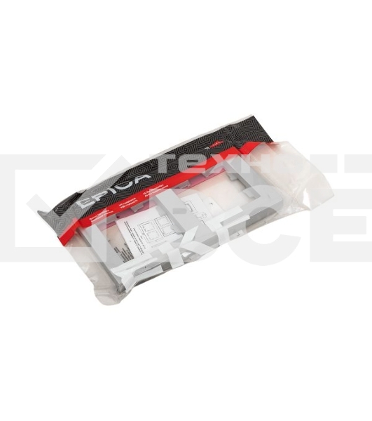 Рамка 2-местная Эпика EKF UP1-FPA-02 алюминий, пластик