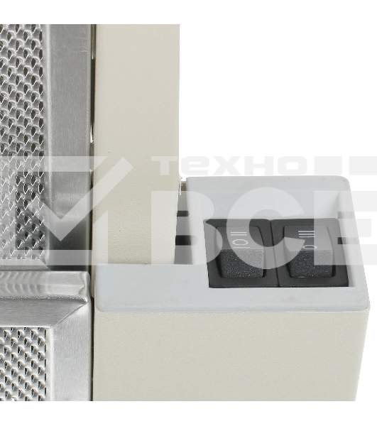 Встраиваемая вытяжка Korting KHP 6617 RB слоновая кость/бронза