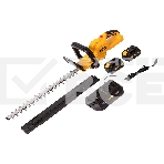 Кусторез аккумуляторный Denzel RBC510-36 Li-ion, 36 В, 4 А·ч, нож 510 мм, поворотная ручка, фото 1