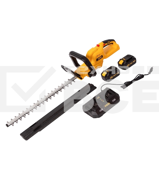 Кусторез аккумуляторный Denzel RBC510-36 Li-ion, 36 В, 4 А·ч, нож 510 мм, поворотная ручка