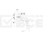 Сифон WIRQUIN NEO AIR SYSTEM с выпуском 1 ¼ х 40 ми гофротрубой L800 мм. 40 х 40/50 мм, фото5