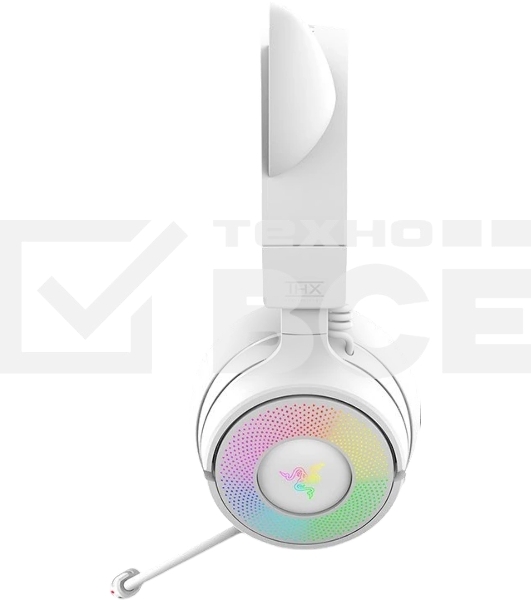 Гарнитура Razer Kraken Kitty V3 Pro белый, беспроводная, bluetooth, до 70 ч, подсветка
