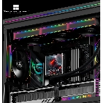 Система водяного охлаждения Thermalright Peerless Vision 360 Soc-AM5/AM4/1200/1700/1851 черный 4-pin 28.1dB Al LCD Ret (P-VISION-360-BL-ARGB), фото5