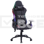 Кресло игровое Cactus CS-CHR-0099BL черный сиденье черный эко.кожа с подголов. крестовина металл пластик черный, фото 1