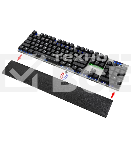 Клавиатура Оклик 935G RAGNAR механическая черный USB Multimedia for gamer LED