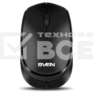 Мышь беспроводная SVEN RX-210W черный, 1400 dpi, радиоканал, USB, кнопки - 4
