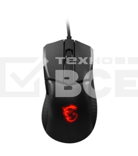 Мышь проводная MSI Clutch GM31 Lightweight черный, 12000 dpi, USB, кнопки - 6