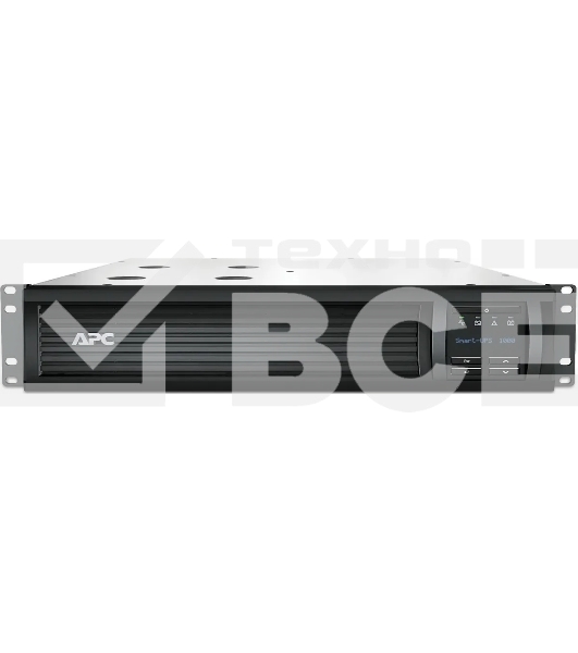 Источник бесперебойного питания APC Smart-UPS SMT1000RMI2UC 700Вт 1000ВА черный