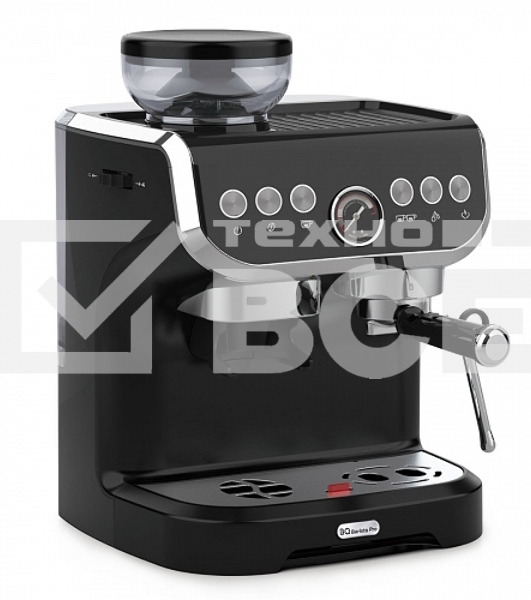 Кофейная станция BQ CM5000 черный, исп. кофе - молотый/зерна, 2 л, 1560 Вт, 15 Бар.