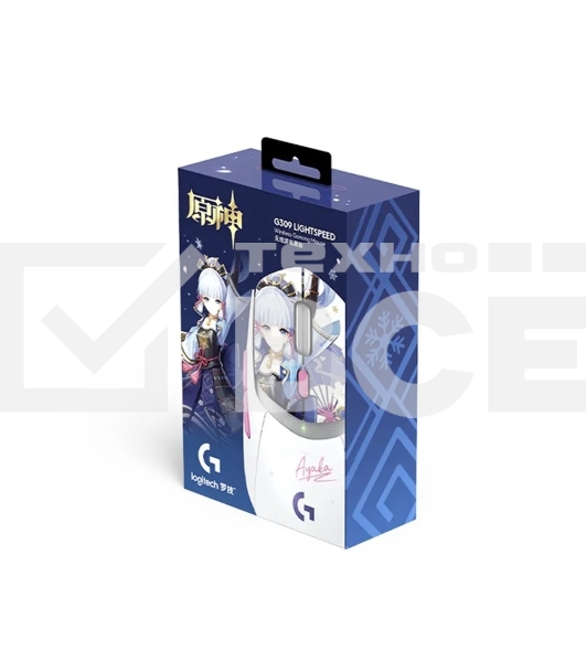 Мышь беспроводная Logitech G309 Lightspeed Ayaka Special Edition белый, 25600 dpi, радиоканал, Bluetooth, USB, кнопки - 6