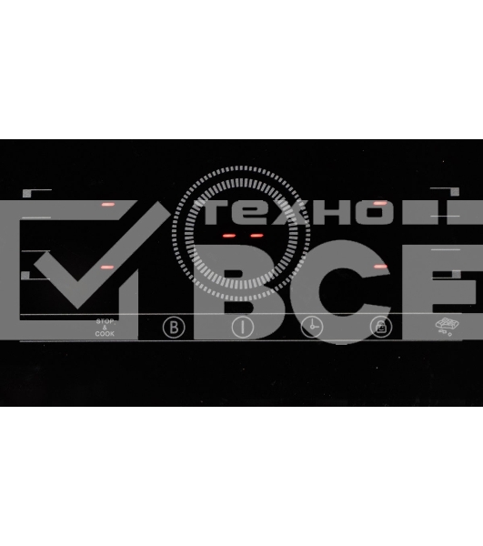 Индукционная варочная панель DeLonghi ELETTRA 4B0P CR независимая, чёрный