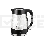 Чайник электрический Energy E-223 1.8л, рифленое стекло, черный, фото 1