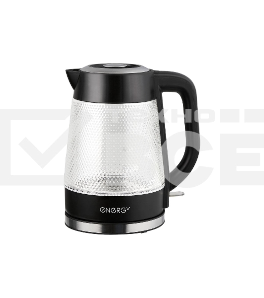 Чайник электрический Energy E-223 1.8л, рифленое стекло, черный