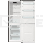 Холодильник Gorenje NRKE62XL серебристый металлик двухкамерный 203/99л морозилка снизу, No Frost, фото3