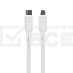 Кабель MORE CHOICE (4620202553256) K63ia 2м USB 3.0A PD 27W для Lightning ng 8-pin Type-C - 2м, белый, фото 1