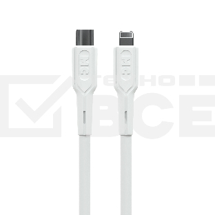 Кабель MORE CHOICE (4620202553256) K63ia 2м USB 3.0A PD 27W для Lightning ng 8-pin Type-C - 2м, белый