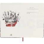 Блокнот Moleskine LIMITED EDITION I AM LONDON LEQP060IAMLO Large 130х210мм, 240 страниц, слоновая кость страницы линейка, твердая обложка, белый, фото2